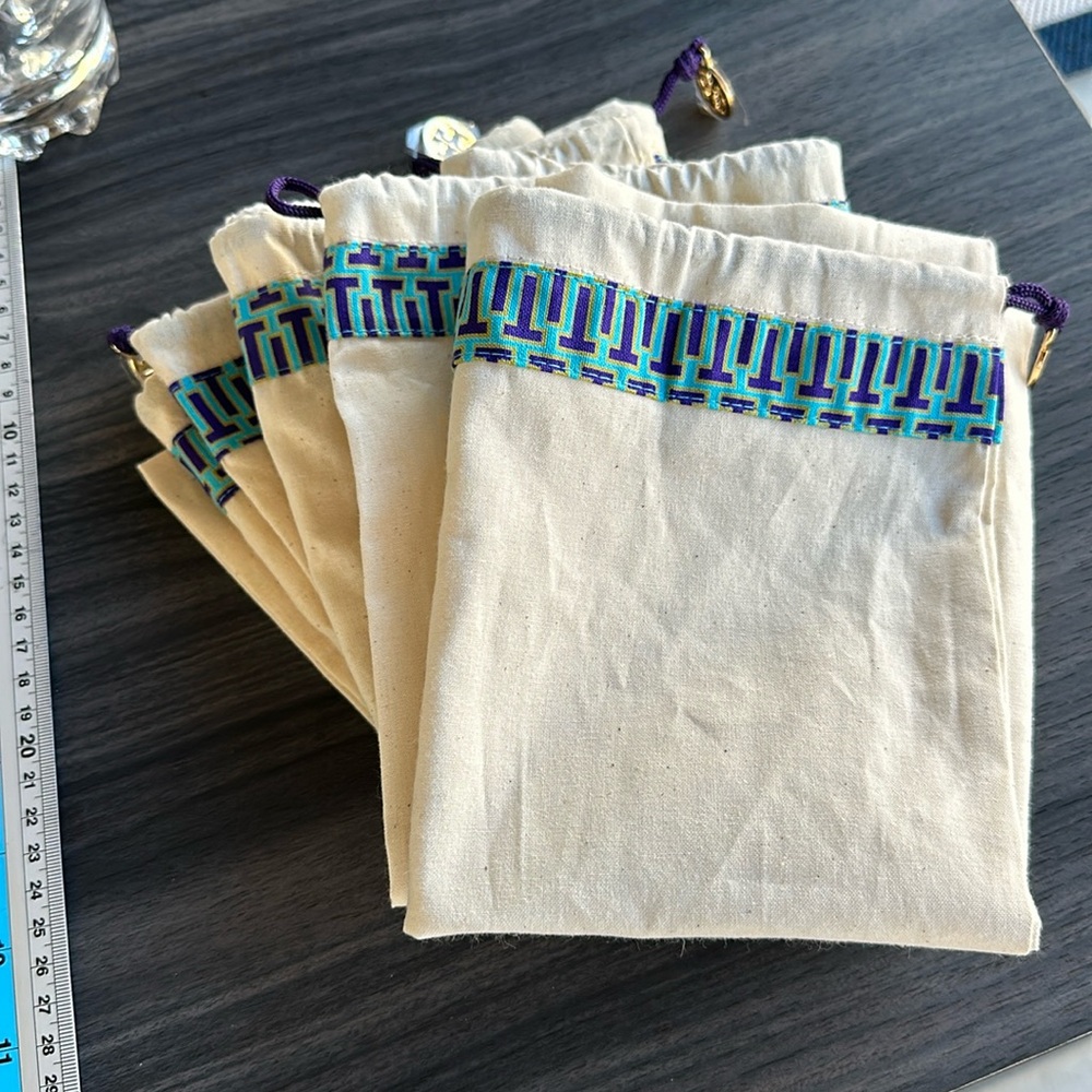 Tory Burch Shoes bags. 5 pieces. All cotton. Very good condition.